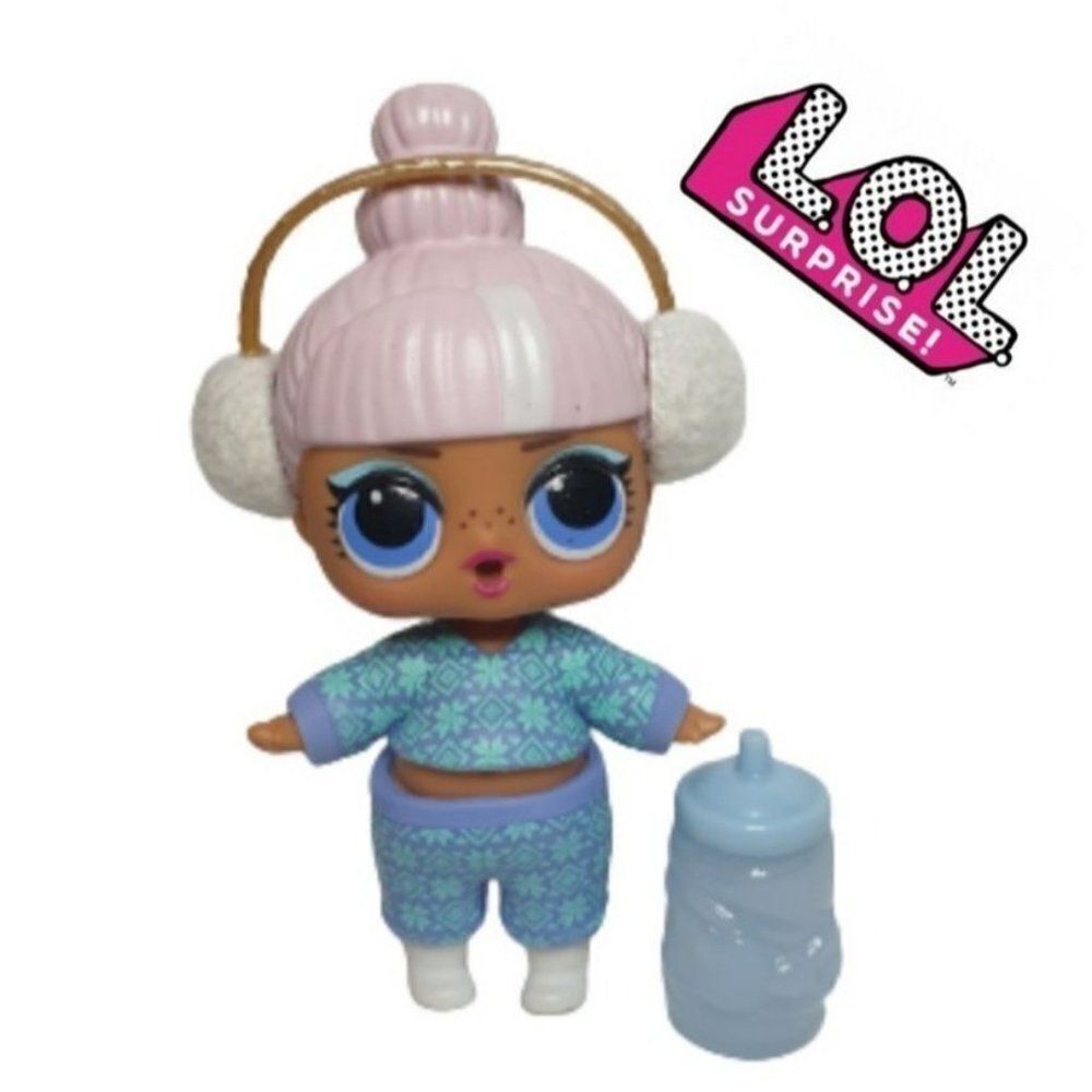 LOL Surprise Doll Uptown PROPER Lil Sis Pastel Pink Hair Mini 3" Figure Doll Toy
